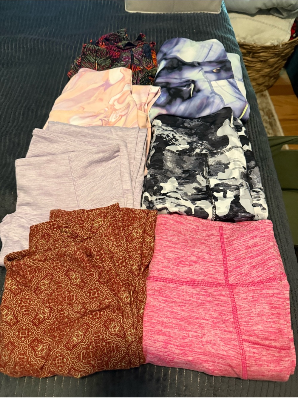Assorted Activewear Leggings Bundle - Mixed Colors
